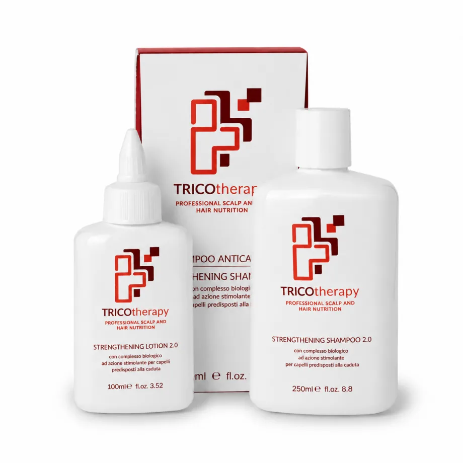 Tricotheraphy kit anticaduta con shampoo e lozione contro la caduta dei capelli
